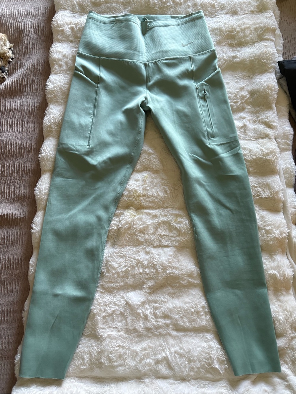 Nike Kids Light Mint Green High-Waist Leggings